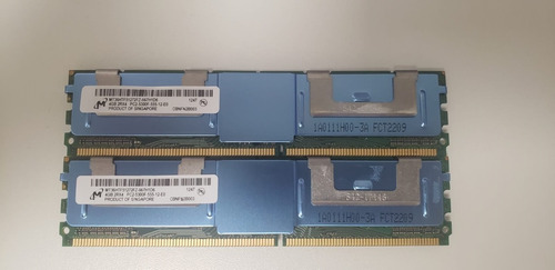 Imagem 1 de 1 de Memoria Servidor Fbdimm Micron 8gb Ddr2 Sdram Pc2-5300f 2rx4