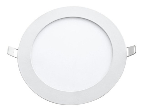 Panel Plafon Led De Embutir Macroled 18w Redondo 220v