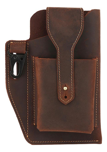 2 Funda De Cuero Para Teléfono Para Hombre Para Bolso Con