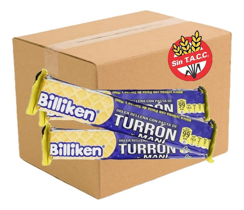 Turron Billiken Sin Tacc 25g X 50u