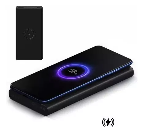 Bateria Externa Universal Xiaomi mi Wireless Power Bank 10.000MAH USB Black  - VXN4295GL