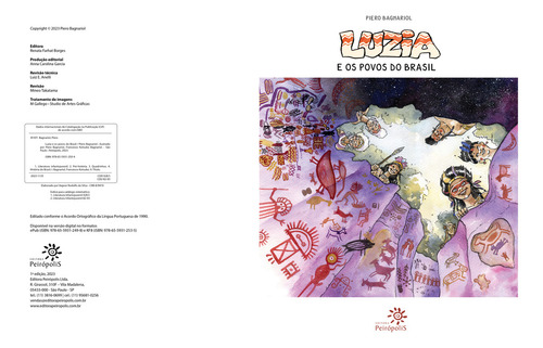 Luzia E Os Povos Do Brasil, De Piero Bagnariol., Vol. 1. Editorial Peiropolis, Capa Mole Em Português