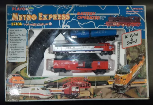 Brinquedo Antigo Trem Metro Express 3710 A Playgo