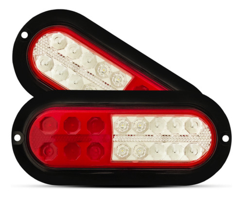 Par Lanterna Led Carretinhas Com Ré À Prova D'água