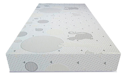 B&k Colchón De Cuna Bebé Impermeable - 120 X 60 X 15cm Color Gris