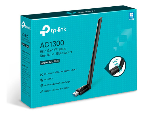 Tp-link Adaptador Usb Doble Banda Archer T3u Plus Ac1300