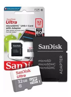 Cartão Memória Sandisk Ultra 32gb 100mb/s Classe 10 Microsd