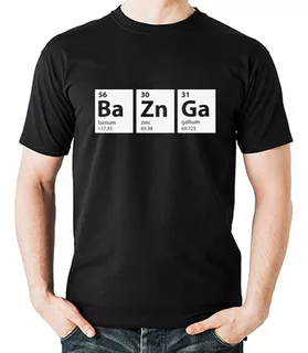 Playera Hombre Big Bang Theory Bazinga Element Varias Tallas