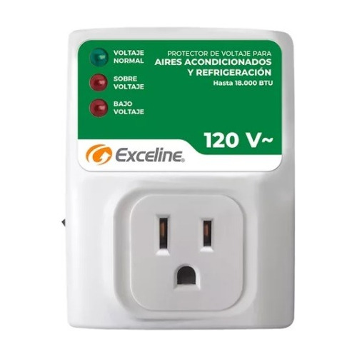 Protector De Voltaje Aire Acondicionado 120v Plug Exceline