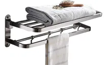 Comprar Soporte De Toallas De Acero Inoxidable Con Ganchos, Modelo D