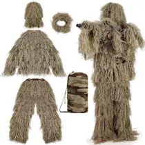 Roupa Chewbacca Sniper Ghillie Camuflada Airsoft 3d Caça