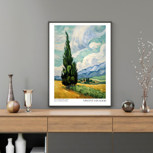 3 Laminas Imprimibles Para Cuadros Inspiradas En Van Gogh