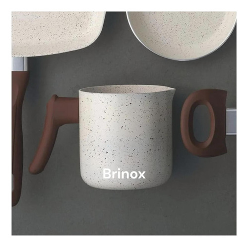 Leiteira Fervedor De Indução Brinox Ceramic Life 1,7l Ø14cm Cor Vanilla