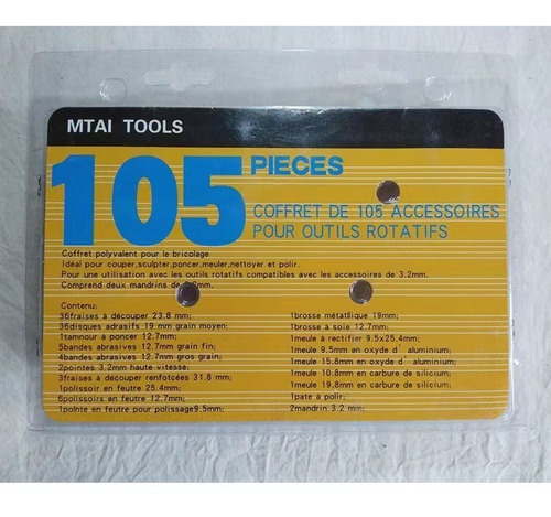 Kit Multiuso Para Dremel De 105 Piezas Lijar Y Pulir