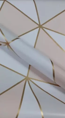 Papel Tapiz Autoadhesivo Triangulo 4 Colores Elegir 1unidad