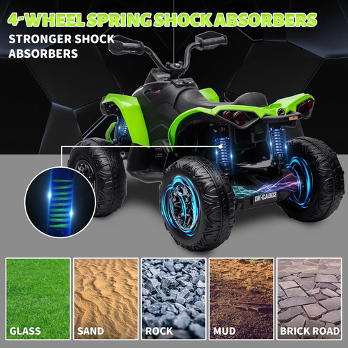Jojoka Brp Can-am Quad - Vehículos Eléctricos De 12 V Para N