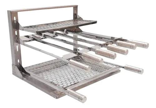 comprar Suporte Flutuante Grelhas Moeda E Espetos Inox 42x34 A.livre