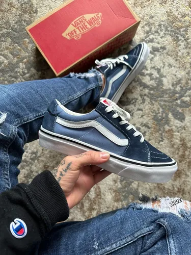 Zapatos vans cheap azules venta