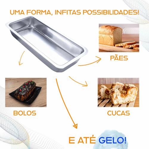 Kit 100 Forma De Pão Caseiro Fofinho Numero 1 Aluminio 510ml