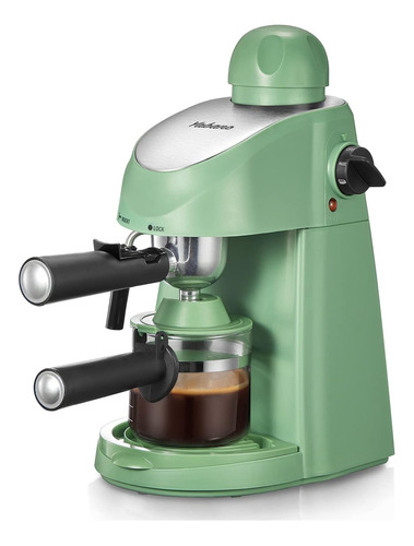 Máquina De Café Espresso Color Verde Marca Yabano