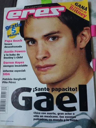 Gael García Bernal En Portada De Revista Eres Año-2002