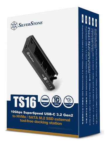 Silverstone Technology Ts16 10gbps Superspeed Usb-c 3.2 Gen.