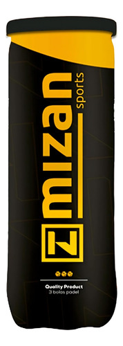 Pelota Padel Mizan X3 Verde Lima
