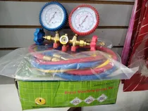 Comprar Juego Manometros Mangueras Refrigeracion 180cm R22 R502 R12