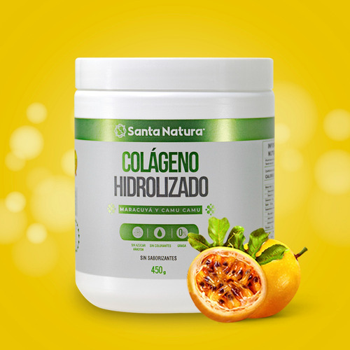 Colágeno Hidrolizado Maracuyá Y Camu Camu 450 Gr