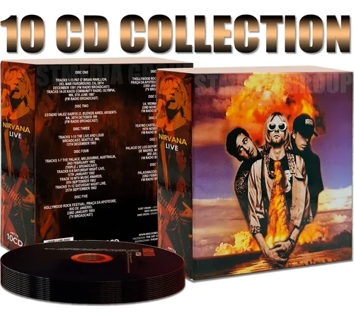 Nirvana Live 10-cd Collector's Edition Box Set | MercadoLibre
