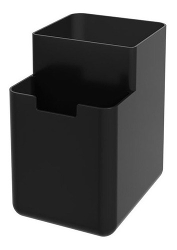 Organizador Mesada Plast Single 8x10.5x12cm Negro