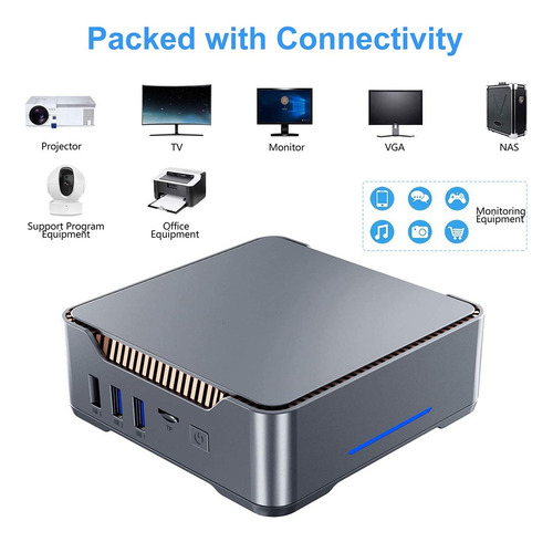 Mini Pc Host Win11 8+256 Ssd Intel N5105 2.9ghz Gk3 Pro