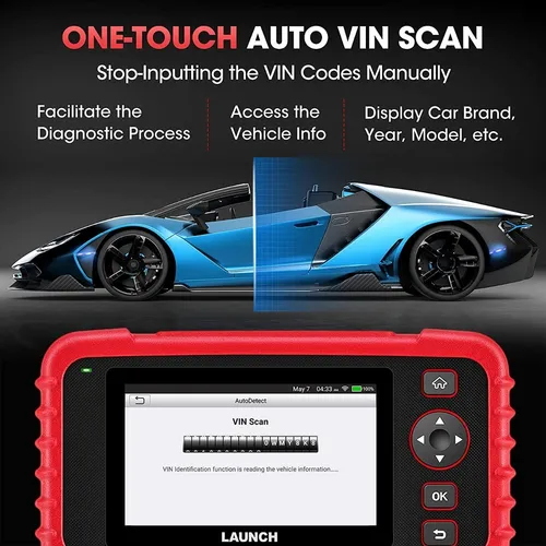 Launch Crp123x Scanner Automotriz 4 Servicios Tactil Obd2