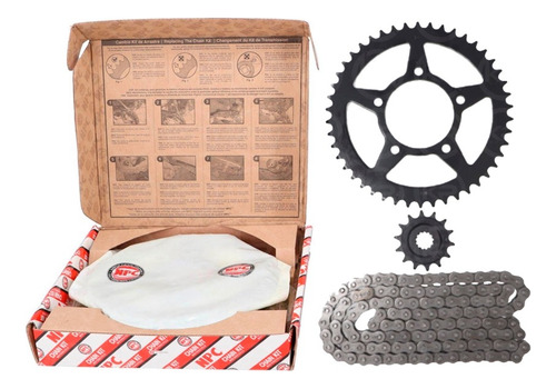 Kit Transmision Suzuki Gw 250 ( Catalina Piñon Cadena )