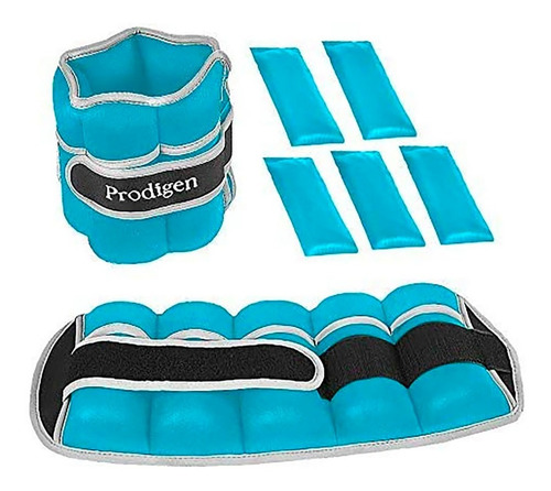 Imagen 2 de 10 de Juego De Polainas Prodigen Con Pesos Ajustables Hasta 3 Lbs