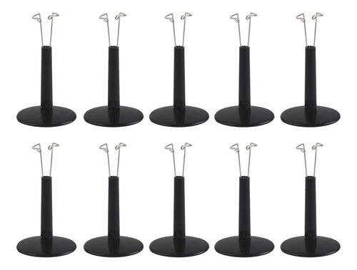 10x Ajustable 8-9cm Doll Bear Display Stand Holder Base De