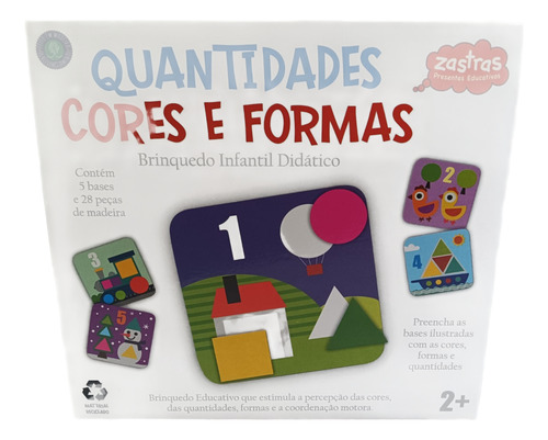 Jogo Educativo Cores E Formas Infantil Estimula A Percepção