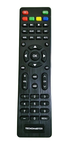 Imagen 1 de 1 de Control Remoto Para Televisores Tecnomaster Smart Tv