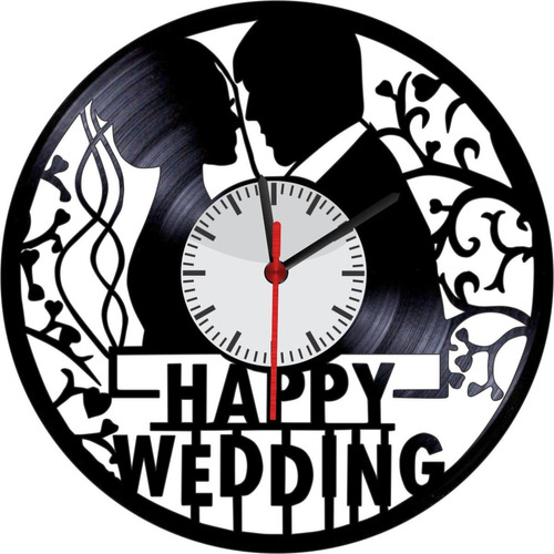 Reloj Vinilo Lp Amor Y Parejas/ Vinyl Clock Love Couples