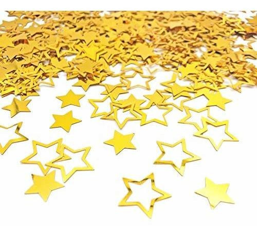 Werich Star Confetti Merry Christmas Max Party Gold Table C