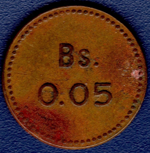 Moneda De 5 Céntimos 1939 Leproseria Isla De Providencia 