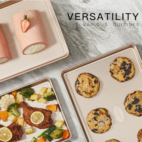 Media Bandeja Para Hornear Galletas, Antiadherente Hongbake