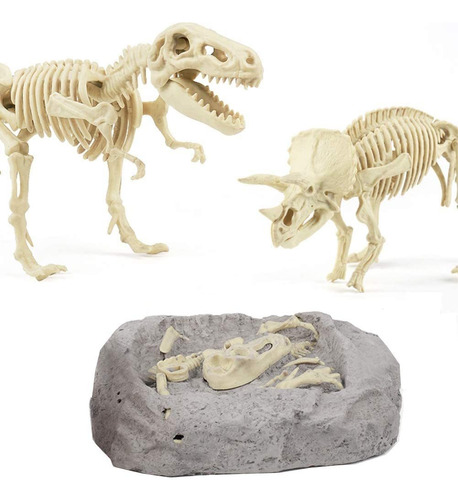 Kit De Excavación De Fósiles Y Huesos De Dinosaurio P...