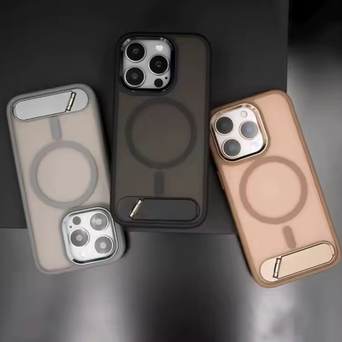 Capinha Case iPhone 14 E 15 Com Suporte Apoio Modelo Premium