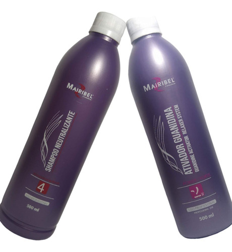 Ativador Guanidina Shampoo Neutralizante Mairibel 500ml Cada