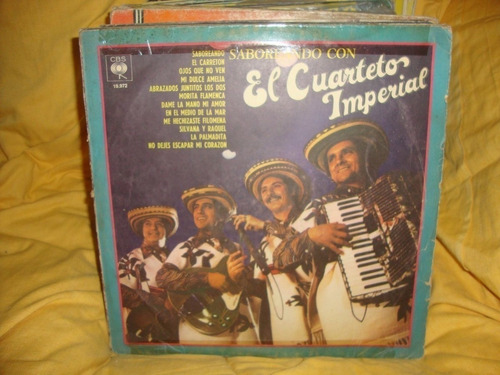 Vinilo Cuareteto Imperial Saboreando Oo C1