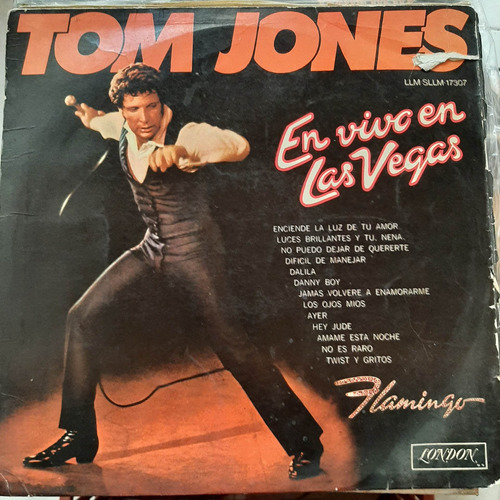 Vinilo Tom Jones En Vivo En Las Vegas Xx Si4