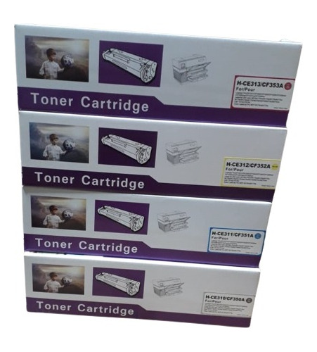 Pack De Toner Compatible(130a)cf350abk/c/y/m 