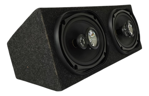 Bocina Coaxial 6x9 Waraudio Cabo69 4 Ohms 300w C/cajon Doble Color Negro