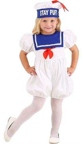 Disfraz Mr. Stay Puft Para Niños Pequeños Tamaño:2t